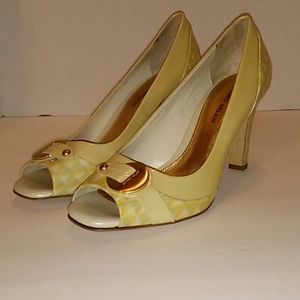 ANTONIO MELANI Peep toe heels sz10M